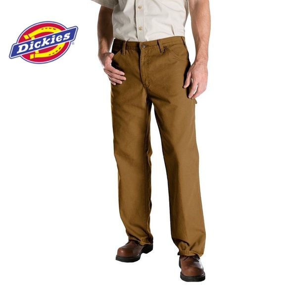 Dickie's Relaxed Fit Straight Leg Carpenter Duck Jeans - Picture 1 of 12